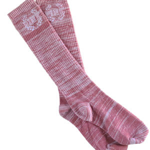 Victoria Secret PINK Knee High Socks Rose NEW